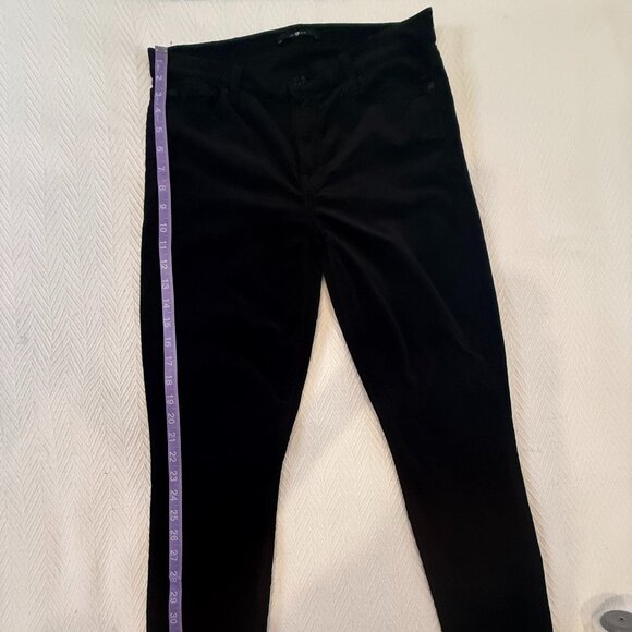 7 For All Mankind black Velvet Jean, New without a tag - Picture 7 of 7